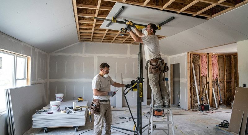 Ceiling Drywall Replacement in Olathe, KS